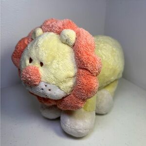 Plush Lion Toy - Yellow and Orange 11X6 inches unbranded